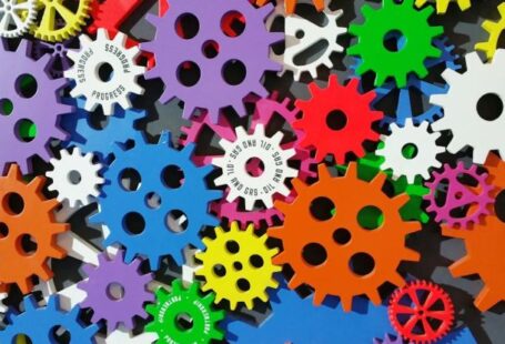 Machine Learning - Colorful Toothed Wheels