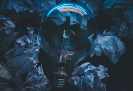 Innovations - Close Up of Blue Paint