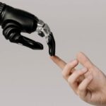 AI - Bionic Hand and Human Hand Finger Pointing