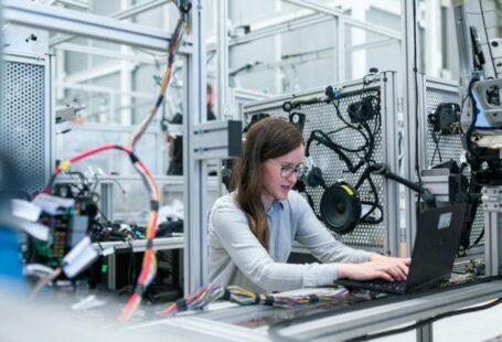 Advances - Photo Of Female Engineer Working On Her Workspace