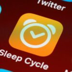 Mobile Health Apps - Blue and White Smartphone Screen