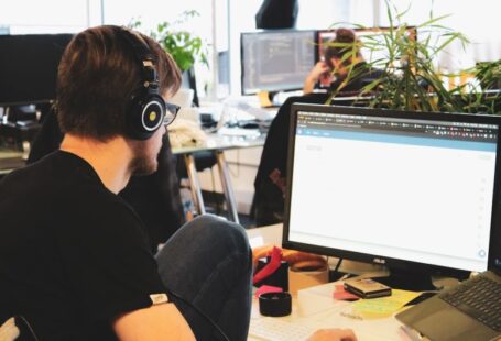 Supercomputers - man in black shirt wearing black headphones