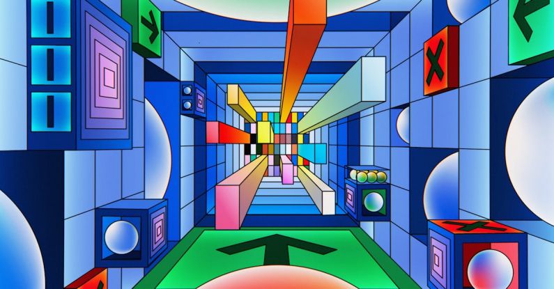 Neuromorphic Computing - An artist’s illustration of artificial intelligence (AI). This image depicts a look inside how AI microchips are designed. It was created by Champ Panupong Techawongthawon as part of the V...