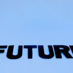 AI - Letters on Blue Background